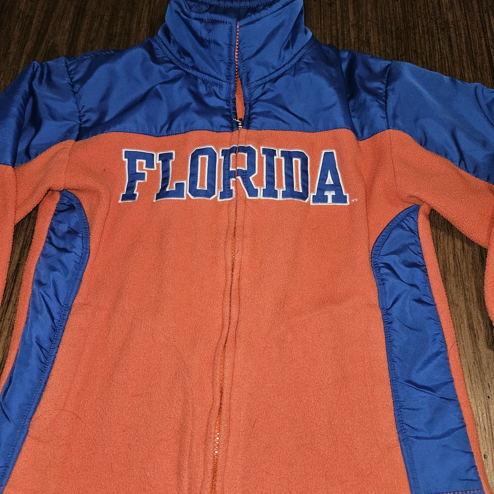 NCAA Gators Vibrant Blue and Orange Apparel Kids Jacket Size 8